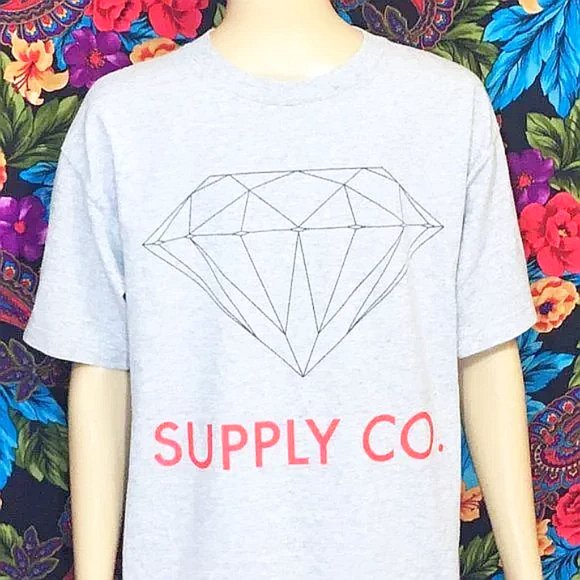 MEN’S DIAMOND SUPPLY CO SHIRT MENS SIZE MEDIUM STREET WEAR HIP HOP FASHION - Picture 1 of 6